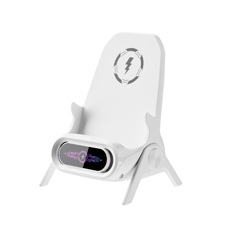 Original mobile phone wireless charger supports all chair stands, desktop horizontal and vertical, sound amplification, automatic induction