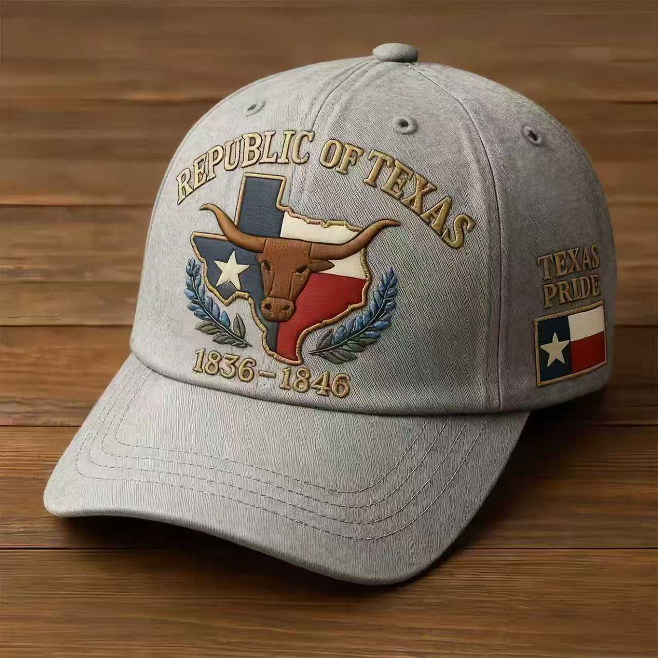 Embroidered Republic of Texas Heritage Cap