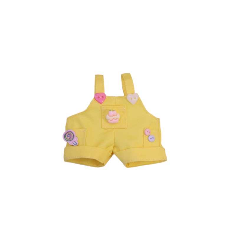 First second third generation Labubu doll clothes Labubu clothes vinyl doll hat glasses overalls set dress wear