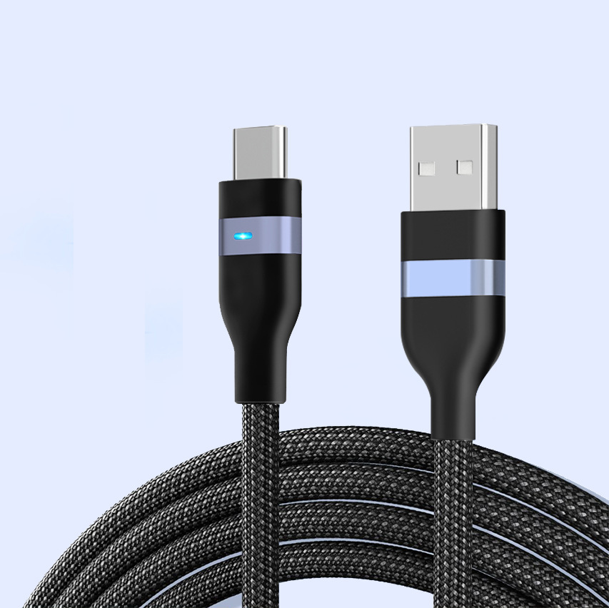 Dual Head PD240W Data Cable Nylon Braided 65W for Apple Android Huawei Fast Charging Phone Data Cable