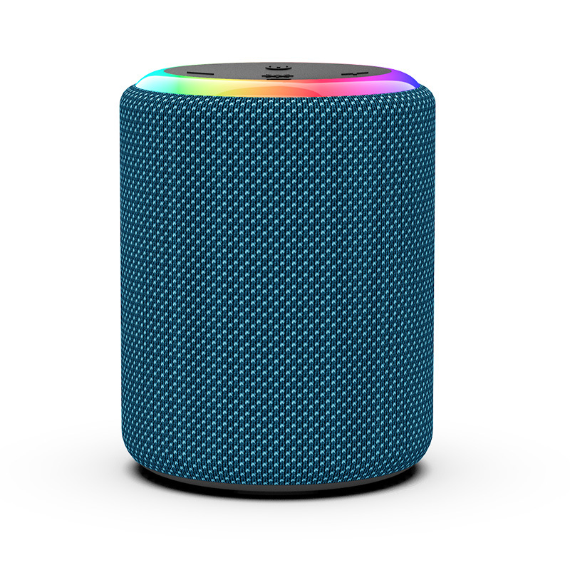 Outdoor Waterproof Bluetooth Speaker Cylinder Small Steel Cannon Colorful Mini Speaker Portable Fabric Audio