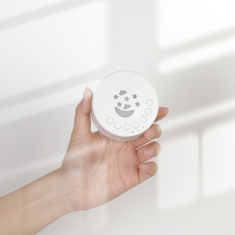Portable Home Travel Smart Sleep Device Soothe Baby Sleep Device White Noise Machine Music Night Light Sleep Aid Device