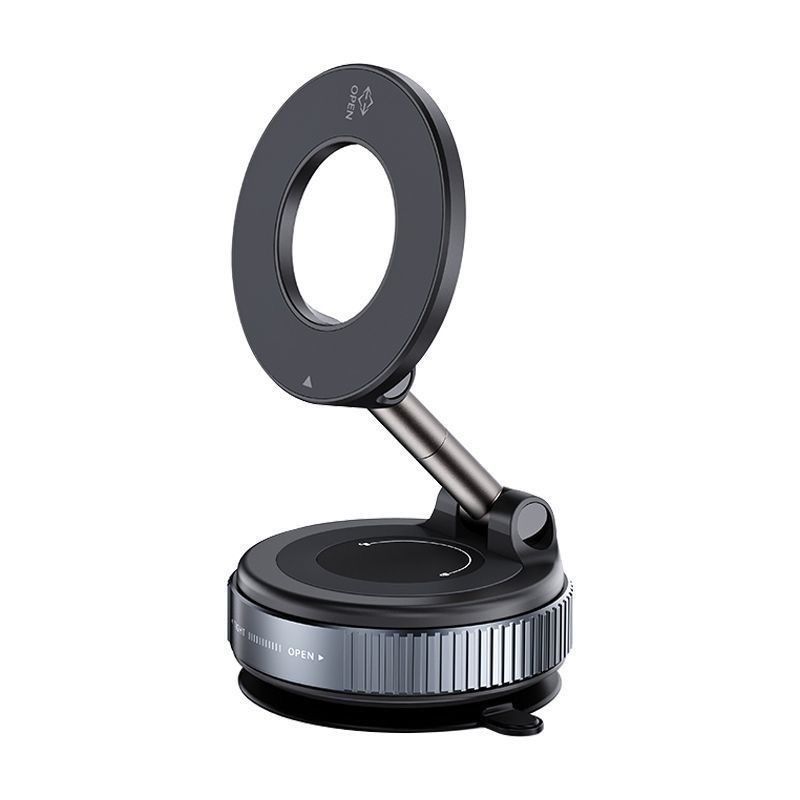 Vacuum Magnetic Phone Bracket Car Center Console Navigation Support Multi-functional Foldable Magnetic Car Bracket Rotating