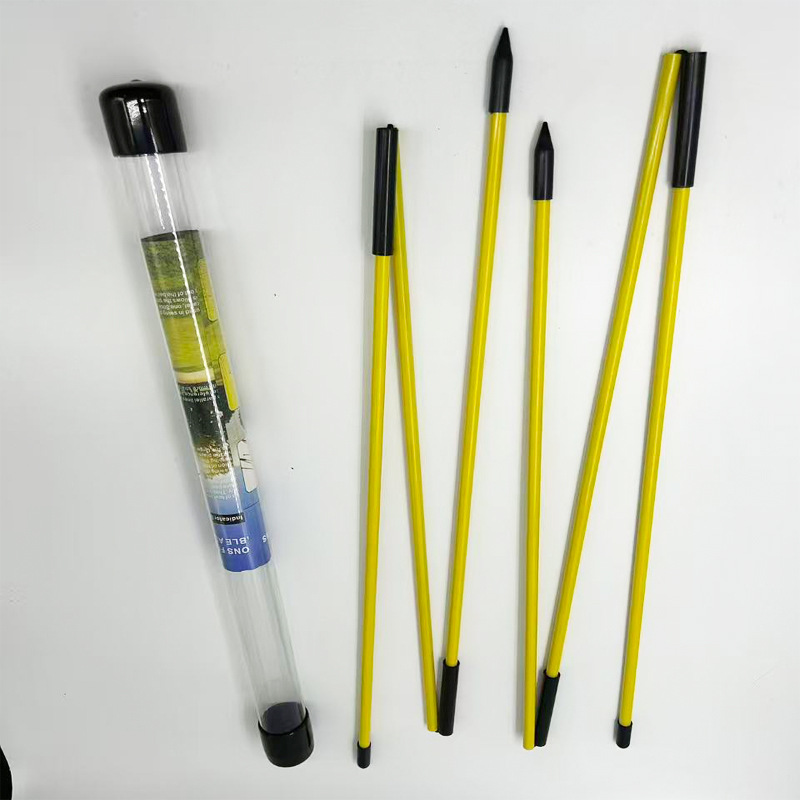 Golf direction indicator rod folding practice rod 3-fold 2-fold putter indicator rod