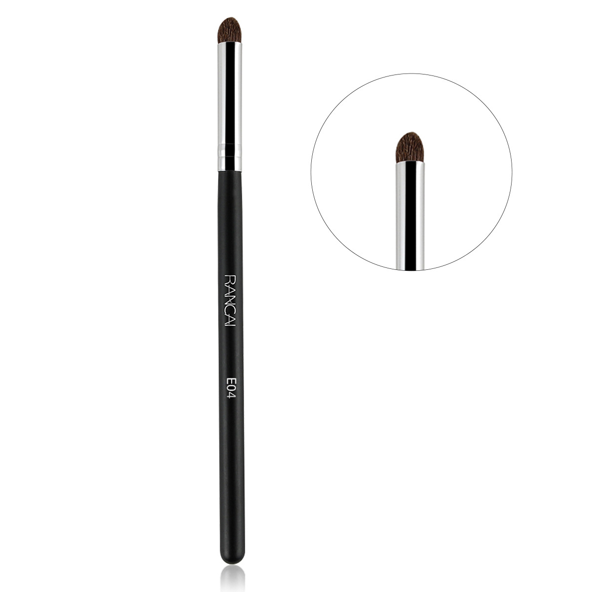 Single Pure Horse Hair Eyeshadow Brush Detail Blending Brush Eye Makeup Brush Portable Large Soft Animal Hair Eyeshadow Brush