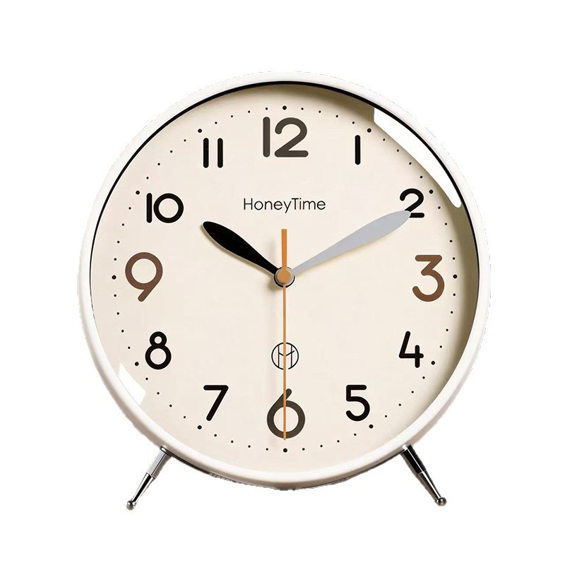 Desktop Clock 2026 New, Tabletop Clock for Living Room Large Size, Simple Silent Alarm Clock Clock Ornament