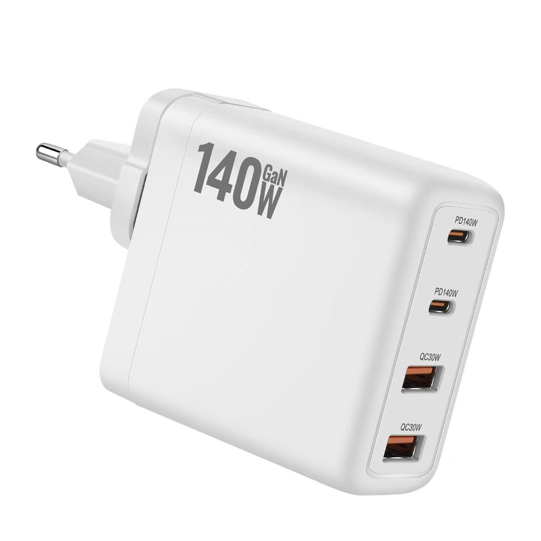 140W GaN Fast Charger PD3.1 Fast Charging Laptop Drone Multi-Port GaN PD Fast Charger