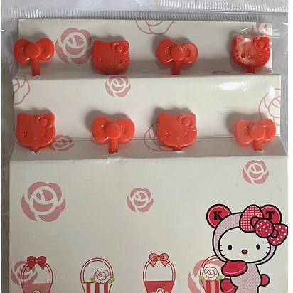 长条kt猫纸卡（红色）