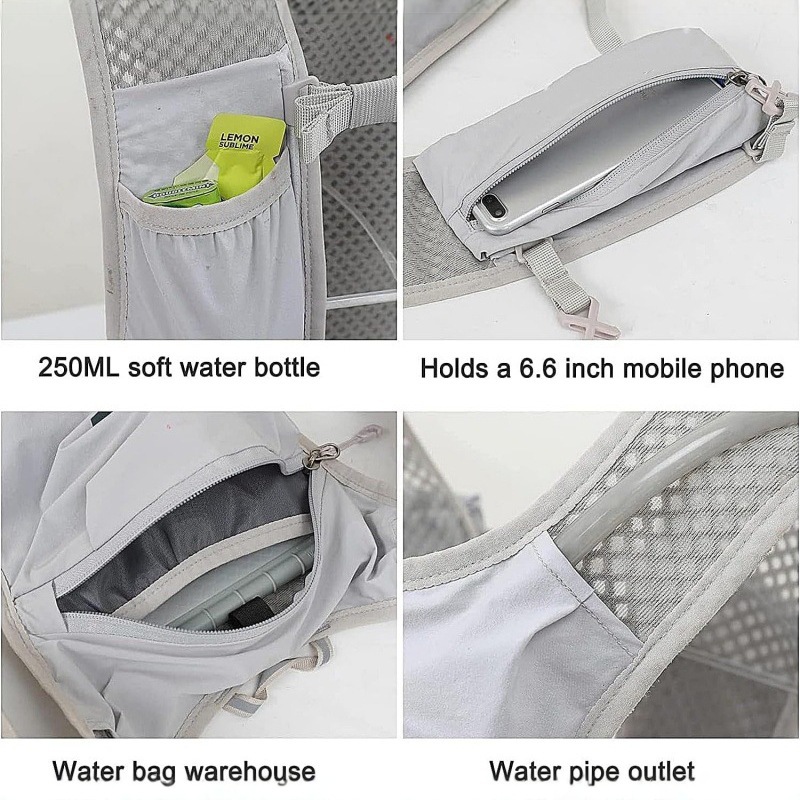 Cycling Running Hiking Backpack Breathable Bicycle Off-road Marathon Hydration Backpack Sports Vest