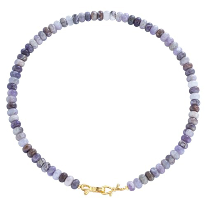 New 5*8 abacus beads multi-color natural stone bead necklace, turquoise agate unisex bracelet neck chain