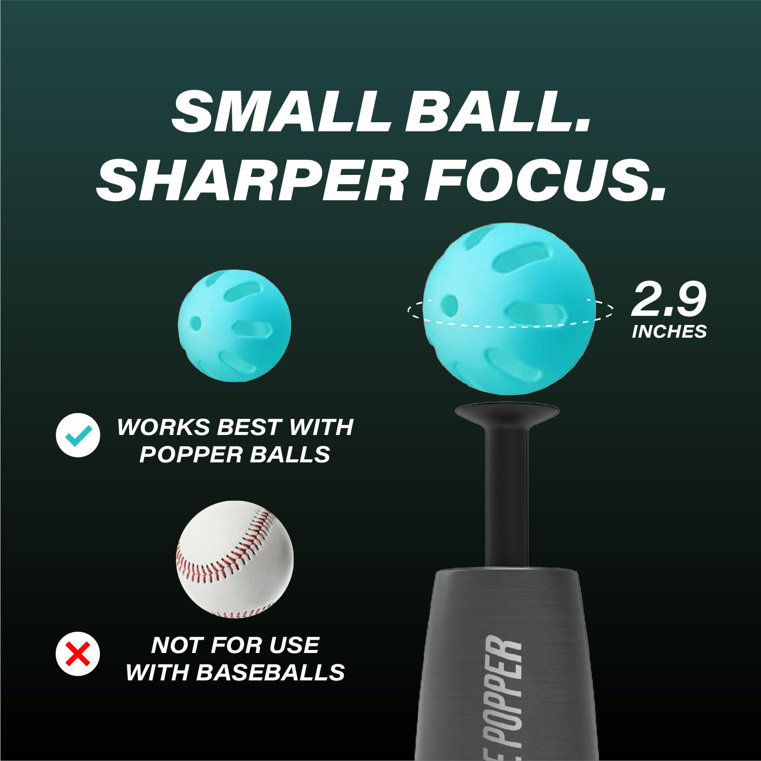 New sports tee popper baseball hitting trainer adjustable