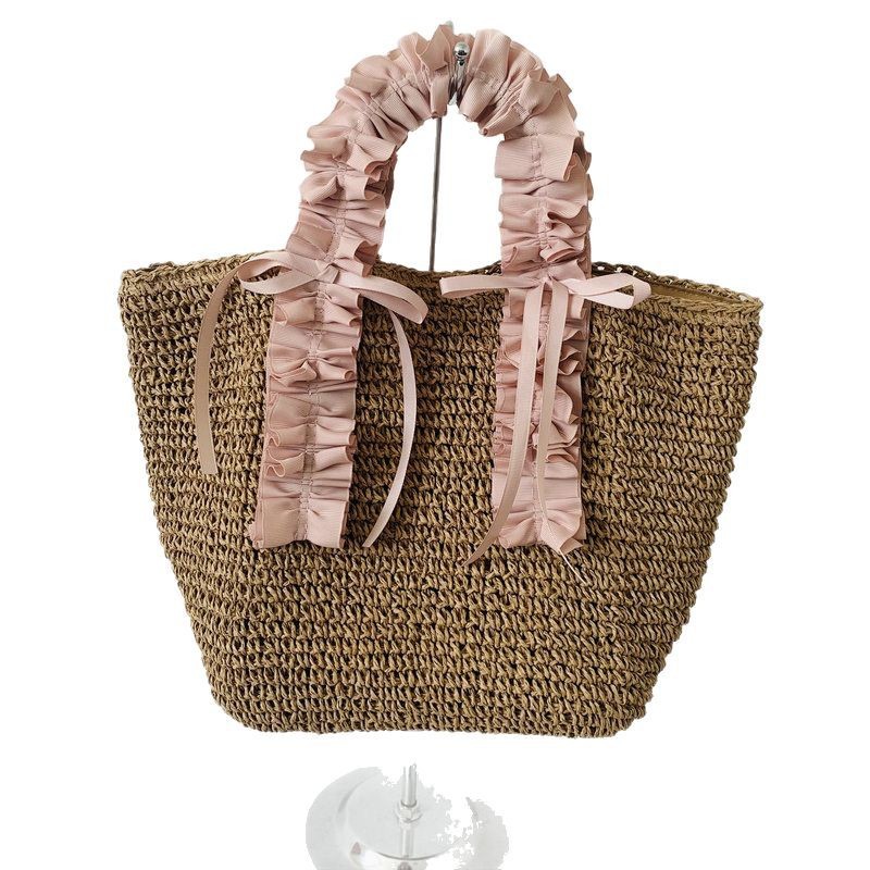 Laizhou paper rope woven bag, simple handmade woven women's bag