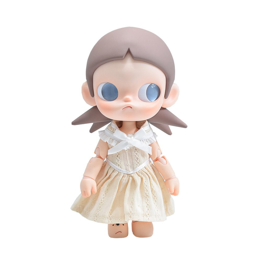 Gazi Sister Dress - Yearning Place Zsiga BJD 1/8 Movable Doll Clothes, Cool Sister Change Outfit Accessories