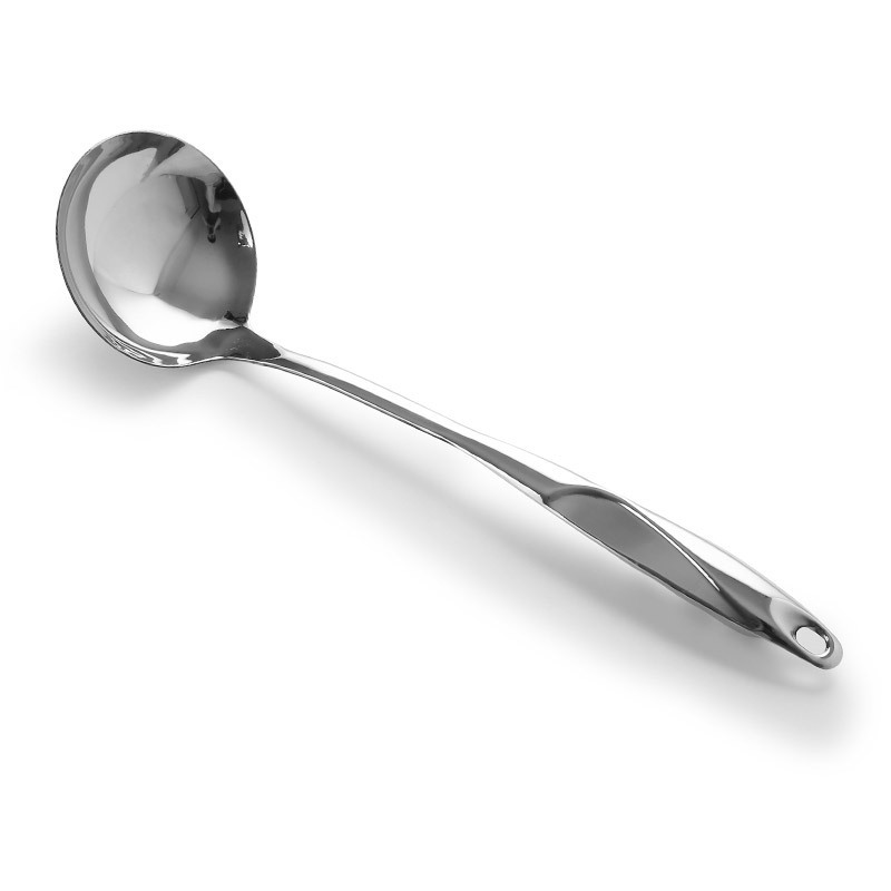 201 hollow handle stainless steel kitchenware S-shaped spatula set, slotted spoon, soup spoon, frying spatula, noodle spatula, wok spatula