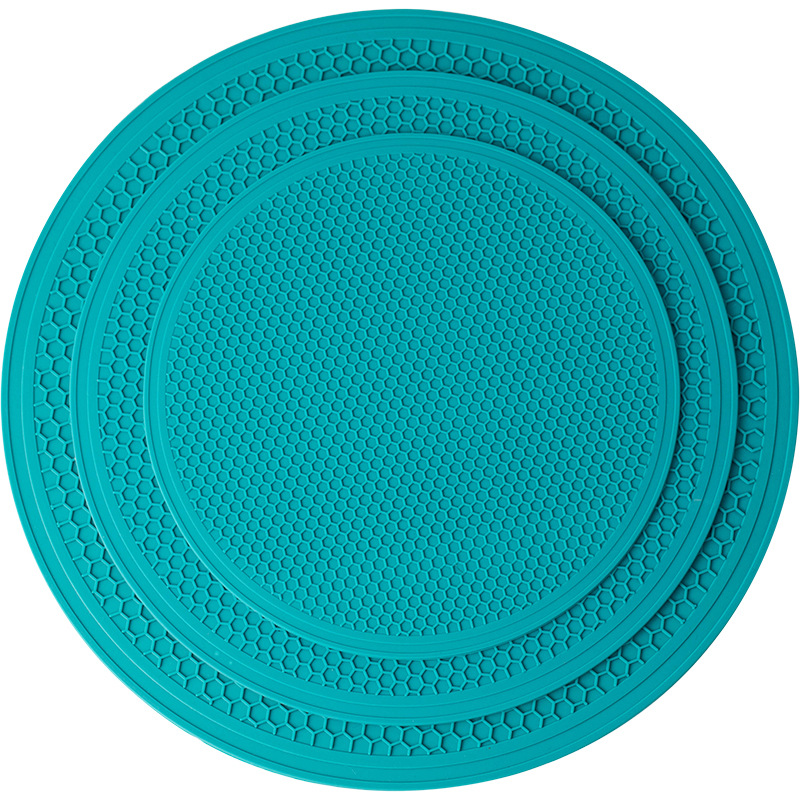 Three Sizes Silicone Honeycomb Heat Mat Silicone Heat Insulation Pot Mat Household Heat Insulation Bowl Mat Large Pot Mat Cup Mat Plate Mat