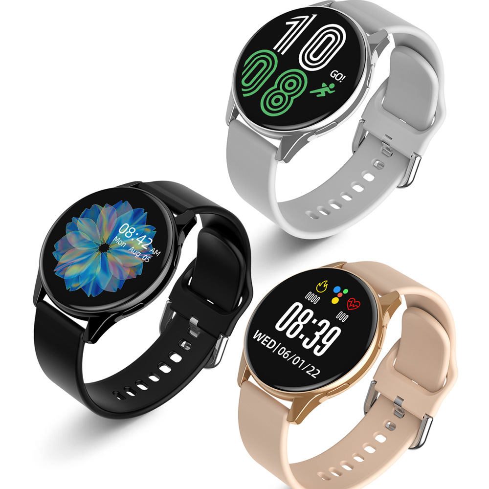 Run Volume T2pro Smart Round Screen Watch Bluetooth Call Information Notification Sports Record Men Women Watch