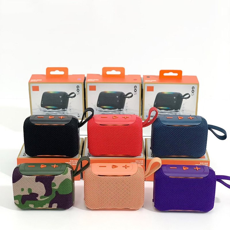 GO5 Wireless Bluetooth Speaker TWS Outdoor Home Portable Mini Bass Card Slot Gift Speaker