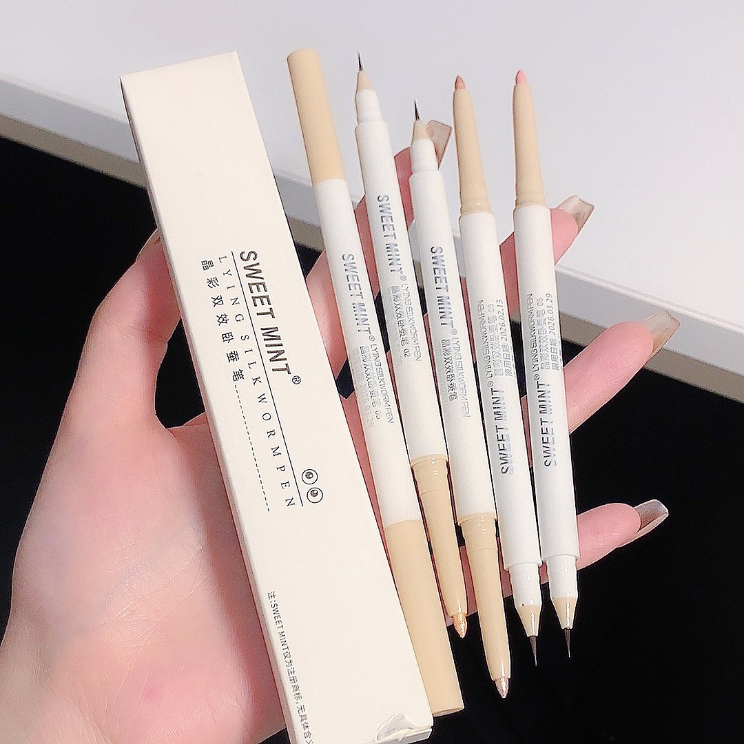 SWEETMINT Double-Ended Under-Eye Pen Contour Shadow Pen Matte Lower Lash Line Pen Highlight Natural Under-Eye