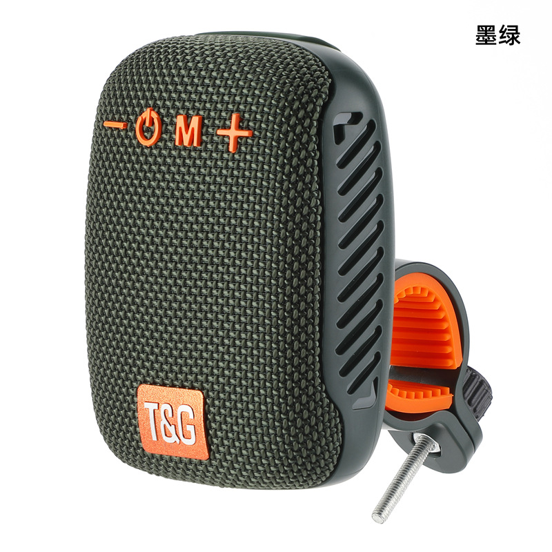 TG392 cycling Bluetooth speaker tws pair fabric plug-in card radio speaker portable waterproof Bluetooth speaker