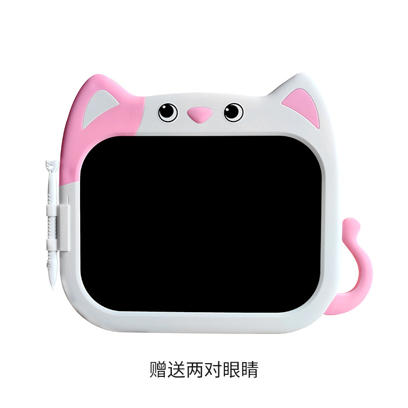 10-inch Cartoon Cat Color LCD Handwriting Board Children's Eye-Protective Graffiti Drawing Board LCD Electronic Light Energy Writing Board