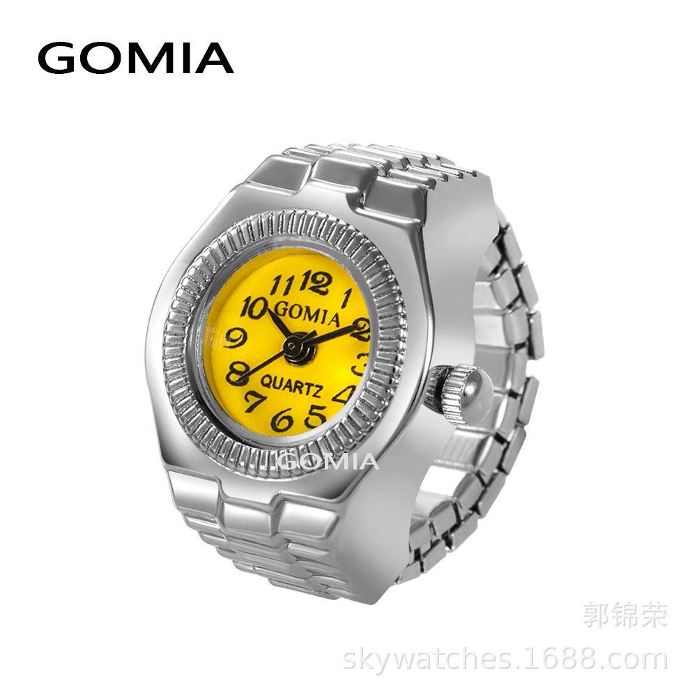 //EB Rivet Heart Octagonal Ring Watch