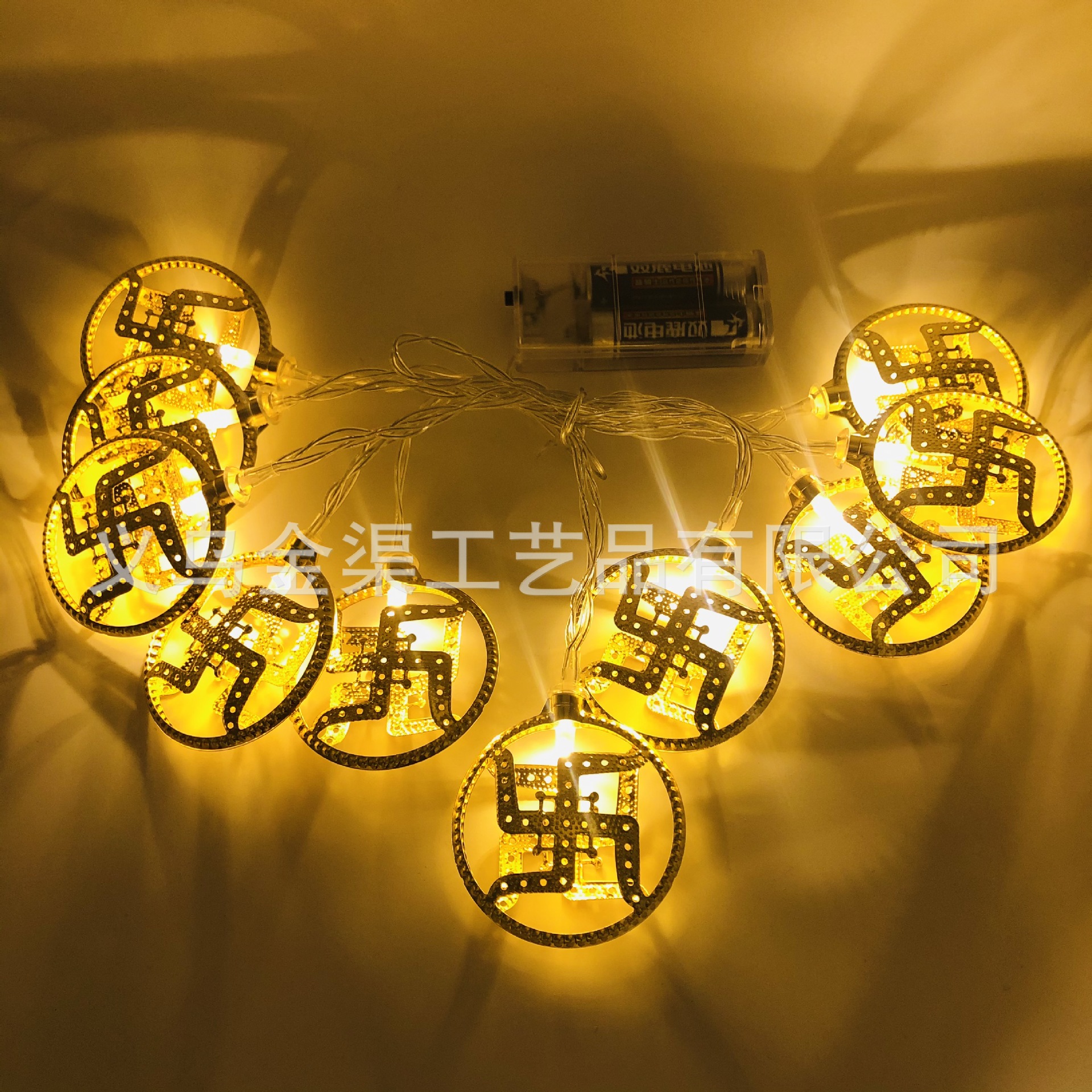 New Indian Diwali Light String LED Festival of Lights Decorative Light String Om Symbol Diwali