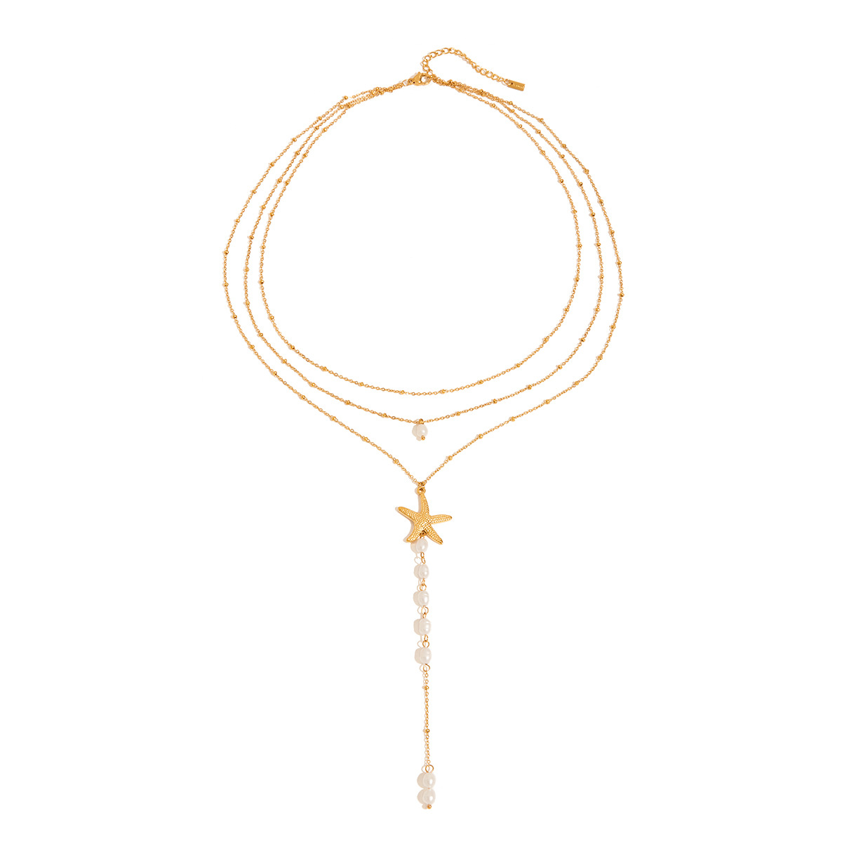 Jieding stainless steel pearl necklace titanium steel titanium steel starfish accessories accessories women