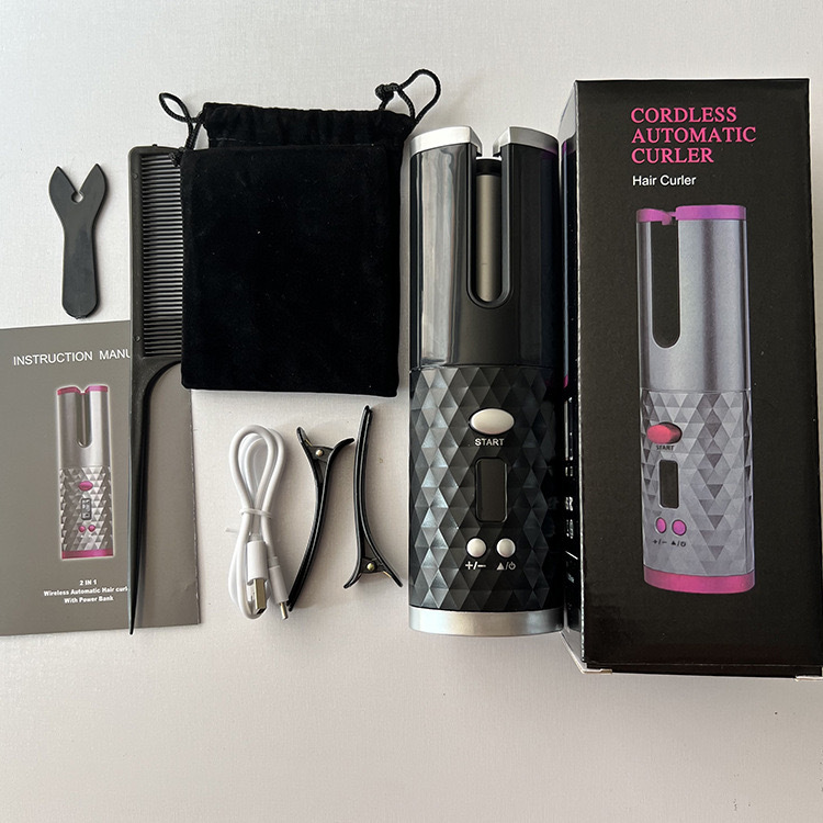 USB Curling Iron / Wireless Rechargeable Automatic Curling Iron Lazy Curling Gift