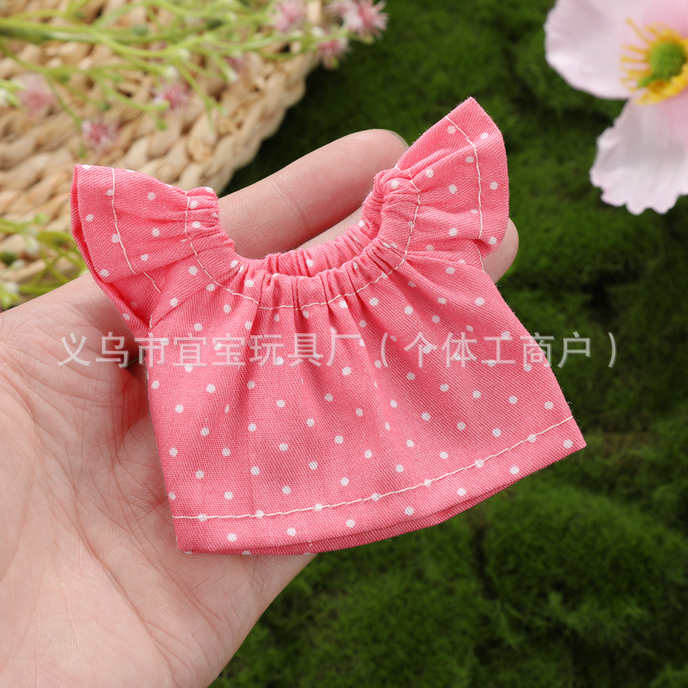 粉色波点裙13CM