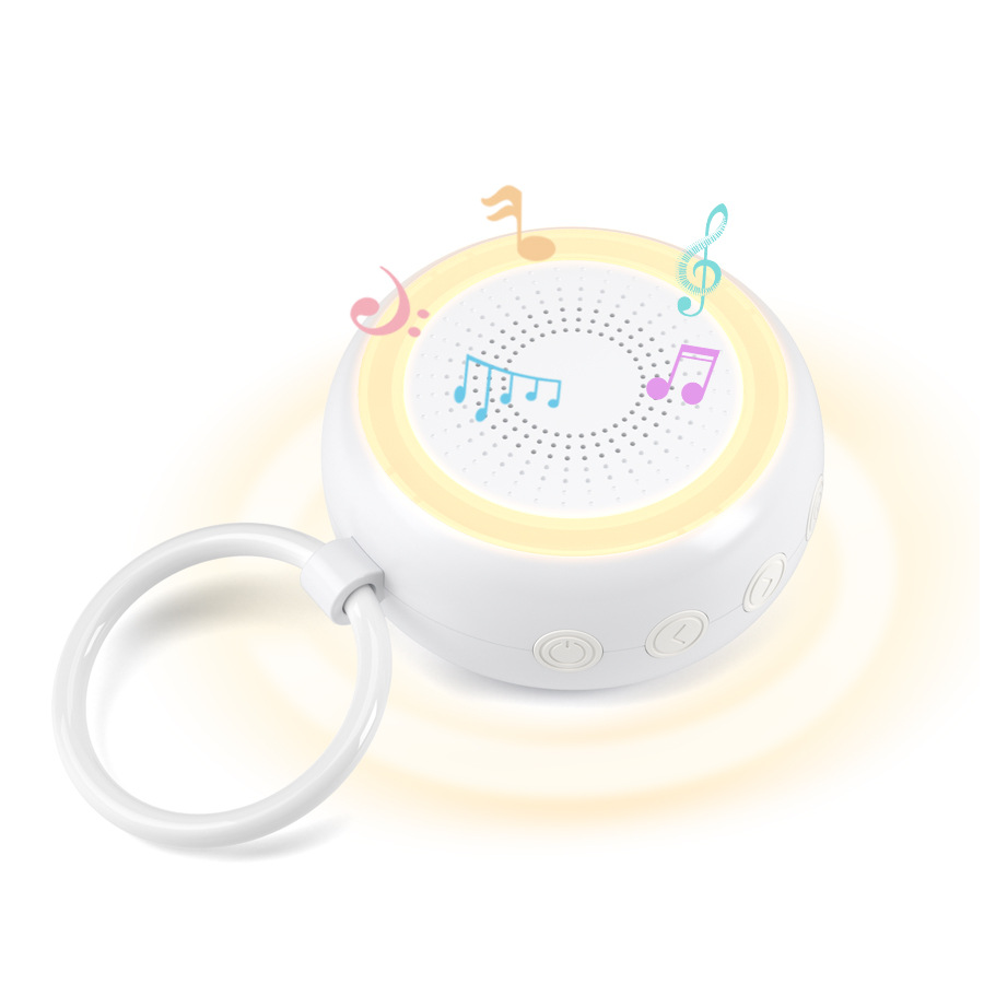 White Noise Sleep Aid Three-Level Timer White Noise Machine Warm Light Night Light Natural Sound Sleep Aid