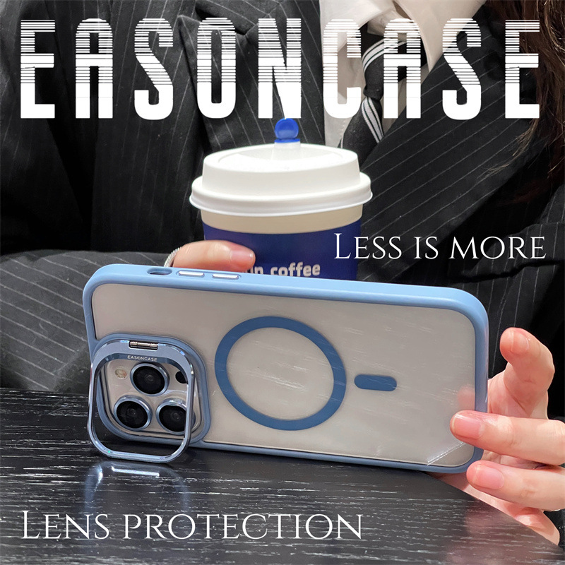 Compatible with Apple 17 Pro Max phone case iPhone 15/14 same color lens film U1 invisible bracket with magnetic