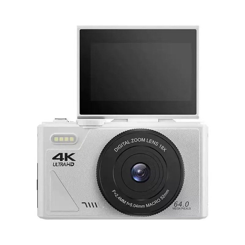 New W1 flip screen CCD camera HD digital camera with WiFi transmission beauty filter 4K5K