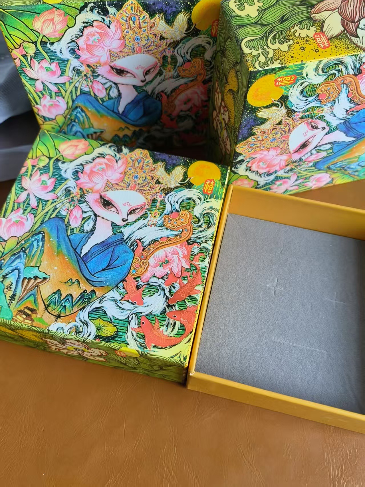PE Material Thickened Pearl Bracelet 9*9 Film Box Packaging Box Simple Anti-Oxidation Not Including Bracelet