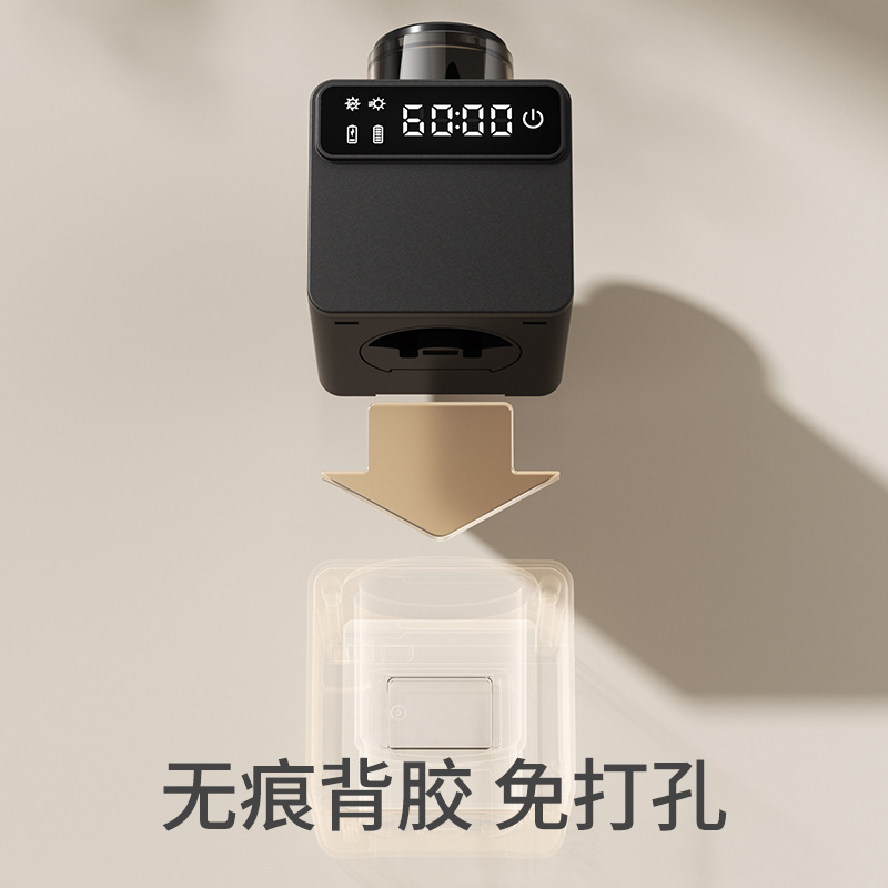 Single cup sterilization with air drying toothbrush holder smart toothbrush sterilizer no-drill storage rack UV sterilization