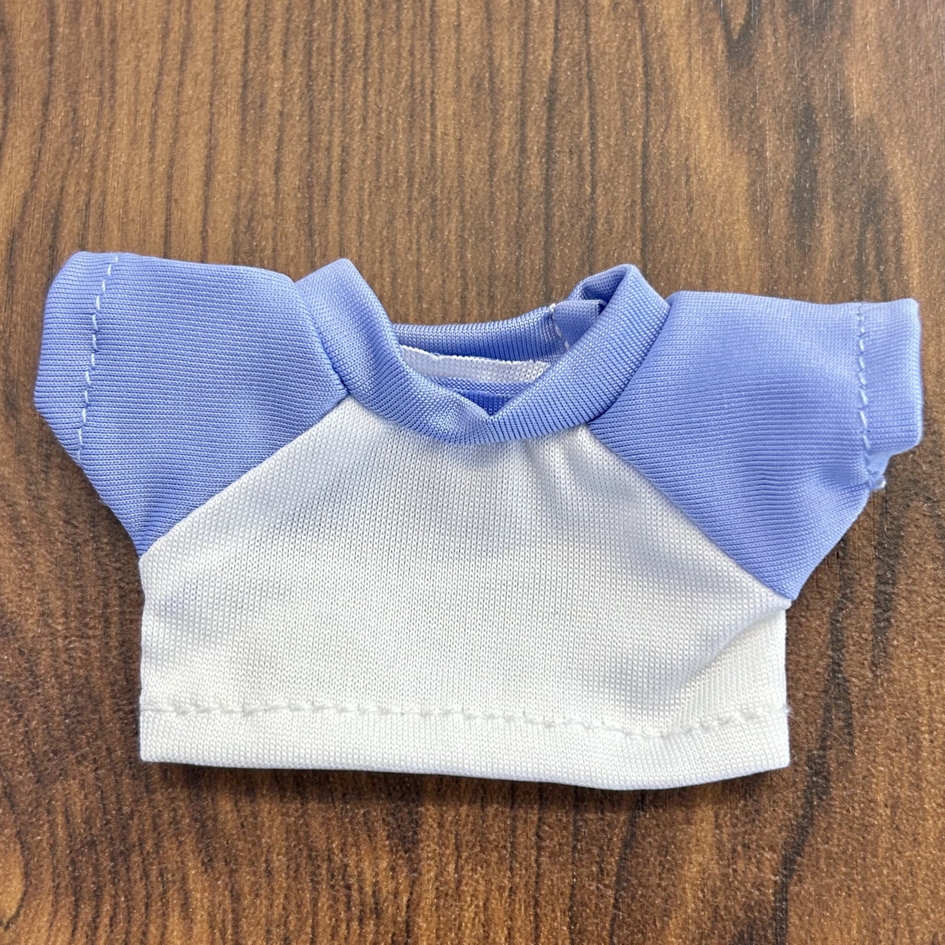 10cm cotton doll color block short sleeve T-shirt doll clothing 15cm ShellieMay kt Wallace and Gromit replaceable clothing wholesale