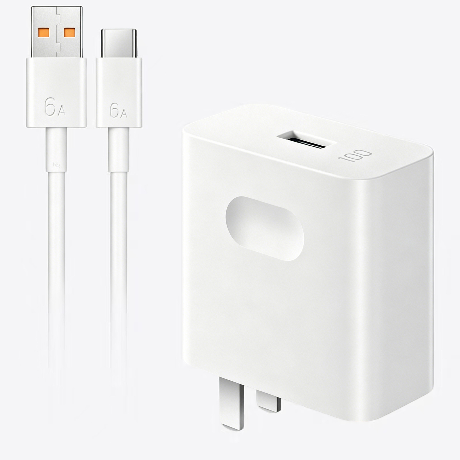 Applicable to Huawei charger 100 fast charger head Type-C data cable 120 charger set