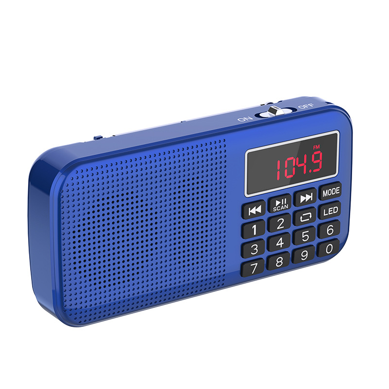 Card Insert Speaker Multifunctional Radio Elderly Player Large Capacity Recorder Portable U Disk Dual TF Card