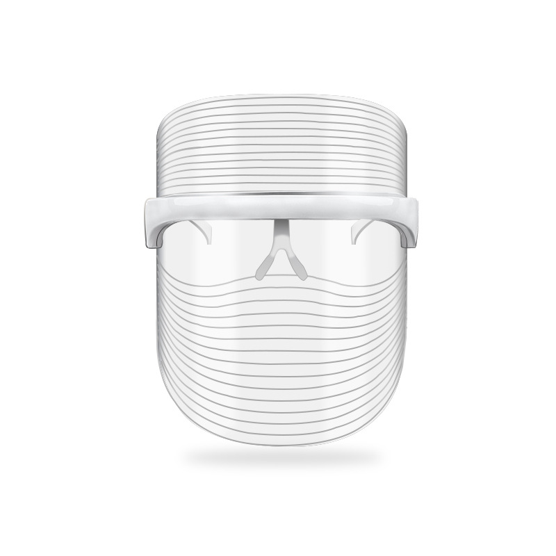 7-color LED Photon Skin Rejuvenation Instrument Rechargeable Three-color Light Face Mask Beauty Instrument Home Face Mask导入 Instrument