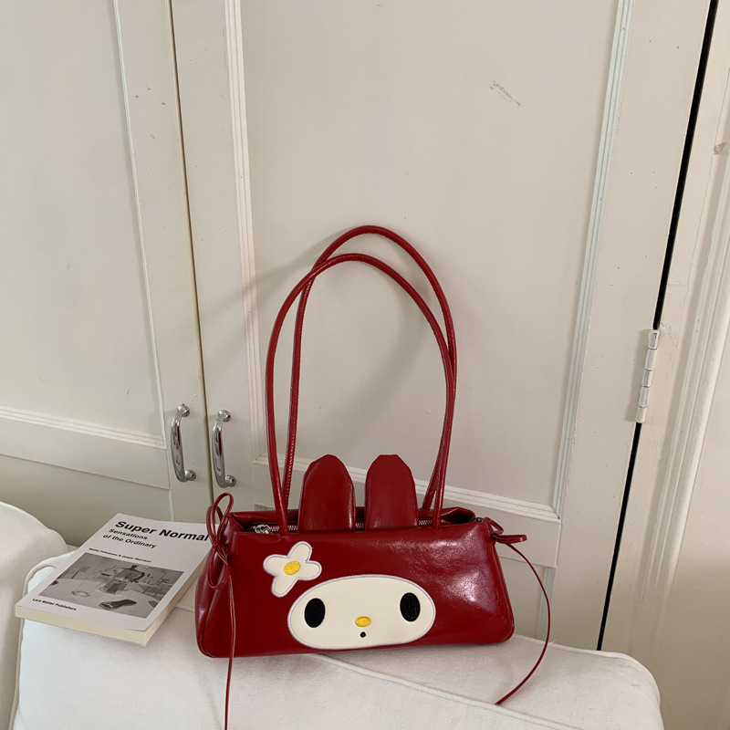Sweet Melody Armpit Bag 2026 New Polka Dot Handbag Student Daily Single Shoulder Bag