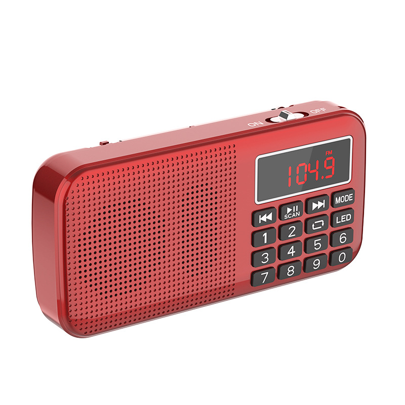 Card Insert Speaker Multifunctional Radio Elderly Player Large Capacity Recorder Portable U Disk Dual TF Card