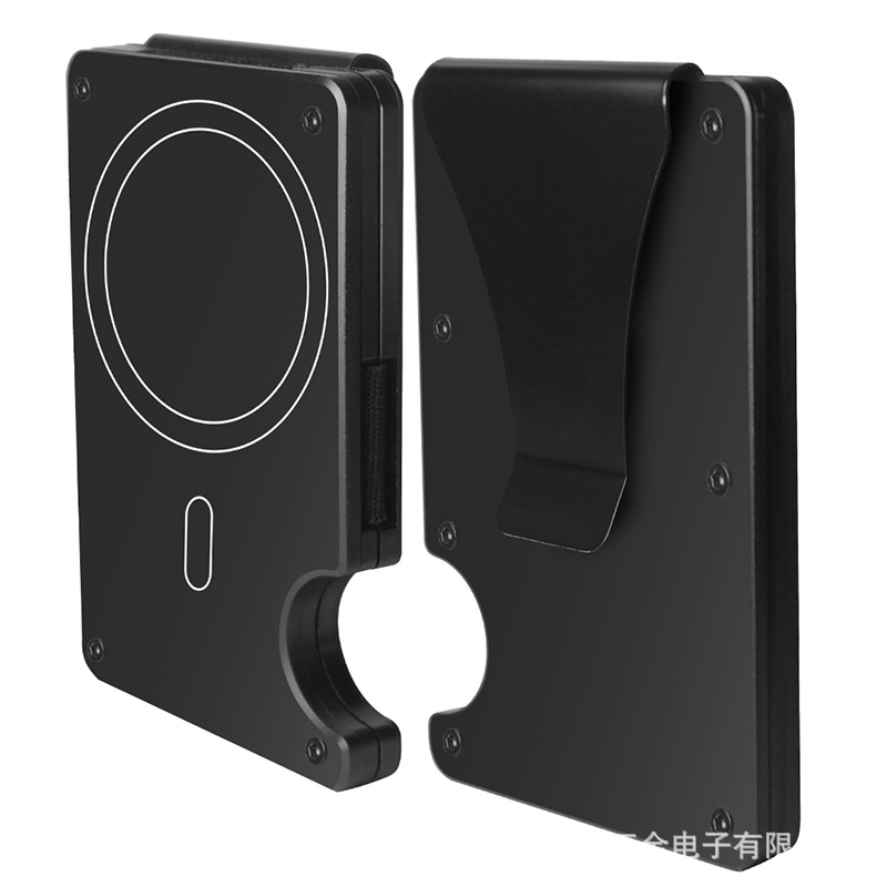 New Metal Magnetic Card Holder Card Clip Magsafe Compatible with Apple Phone Magnetic Card Storage