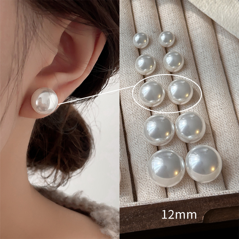 Swarovski Bun Pink Luster Pearl Earrings for Women S925 Sterling Silver Needle Earrings 2026 New Ear Accessories