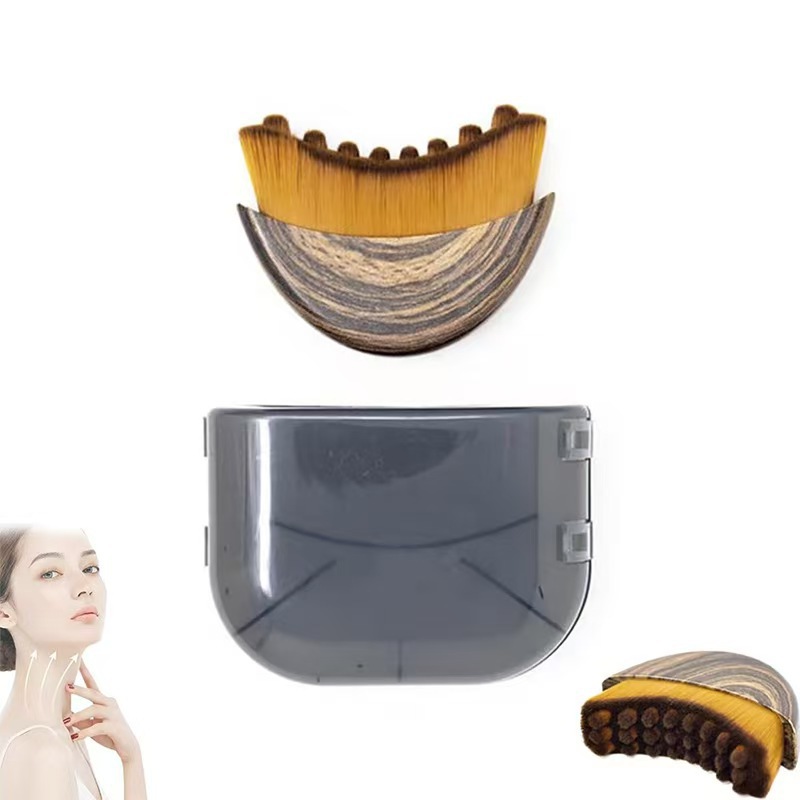 Makeup brush new LymphaticContourFa eye neck care brush lymphatic facial contour massage brush