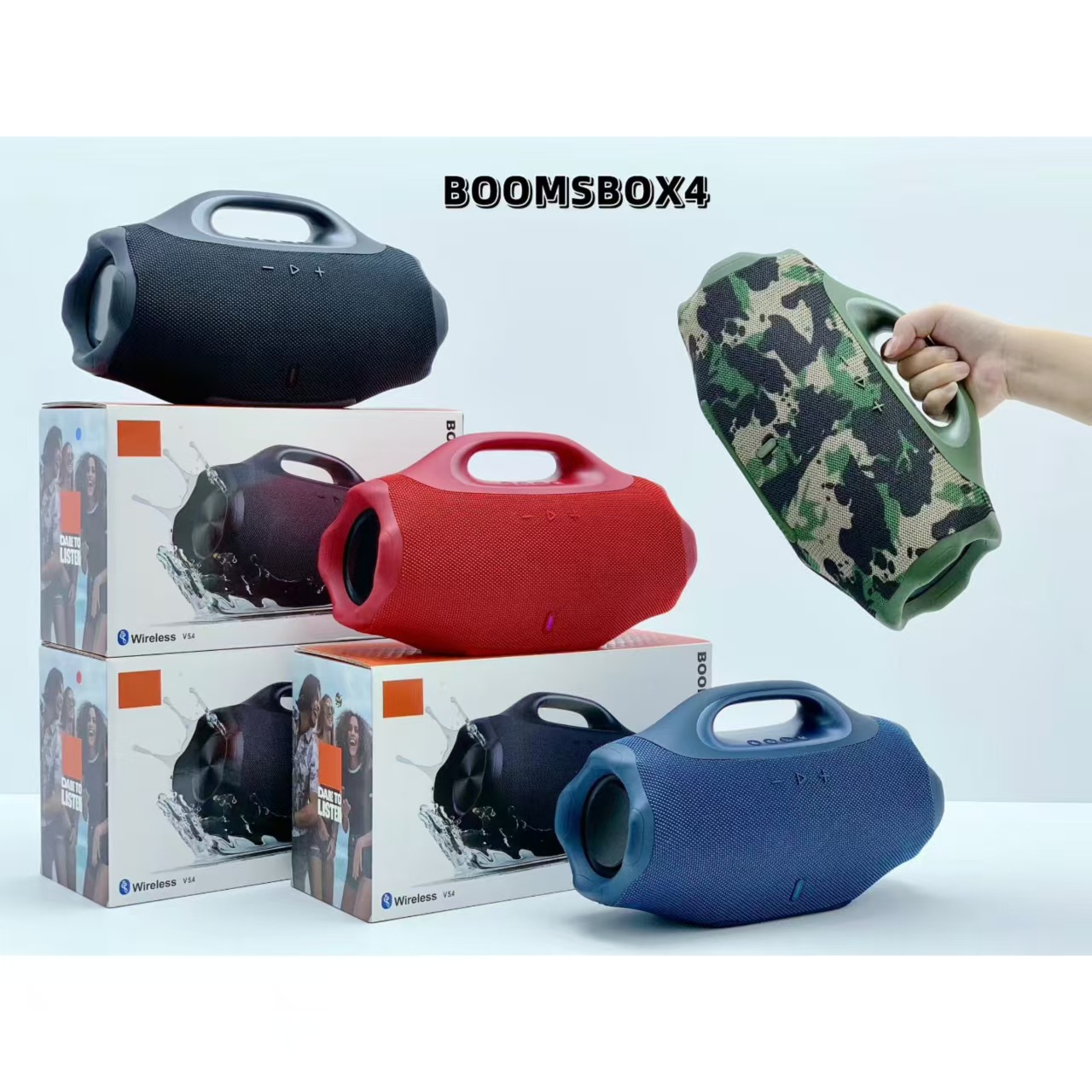 New Big God of War Fourth Generation Heavy Bass Boombox 4 Wireless Bluetooth Speaker Outdoor Sports Bluetooth Speaker