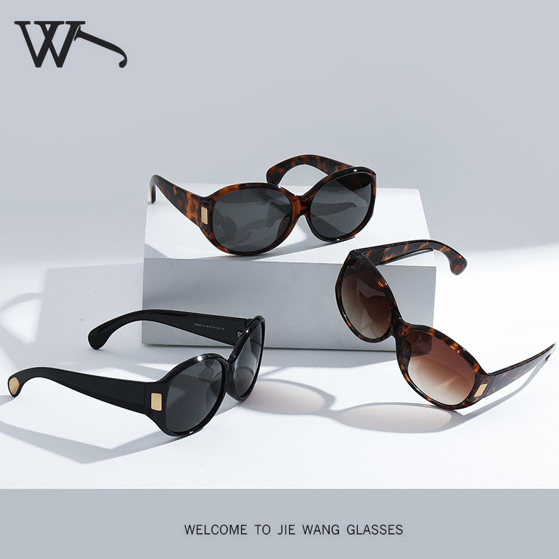 2026 New Color Sunglasses Large Frame Pose UV Protection Sunglasses