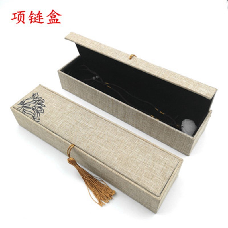 莲花流苏项链盒