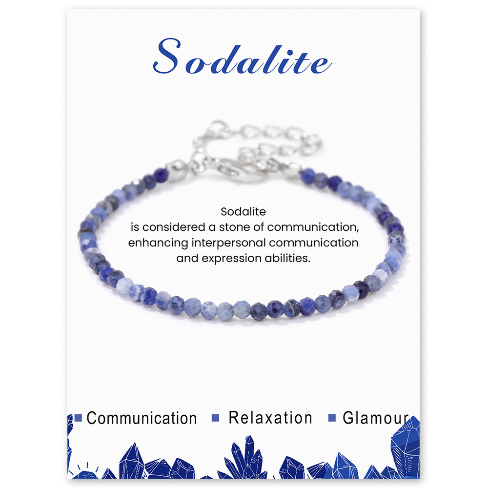 Card pack 3mm artificial crystal bead bracelet new best friend bracelet