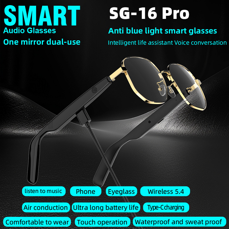 Smart glasses UV protection sunglasses multifunctional music calls gaming AI glasses sunglasses