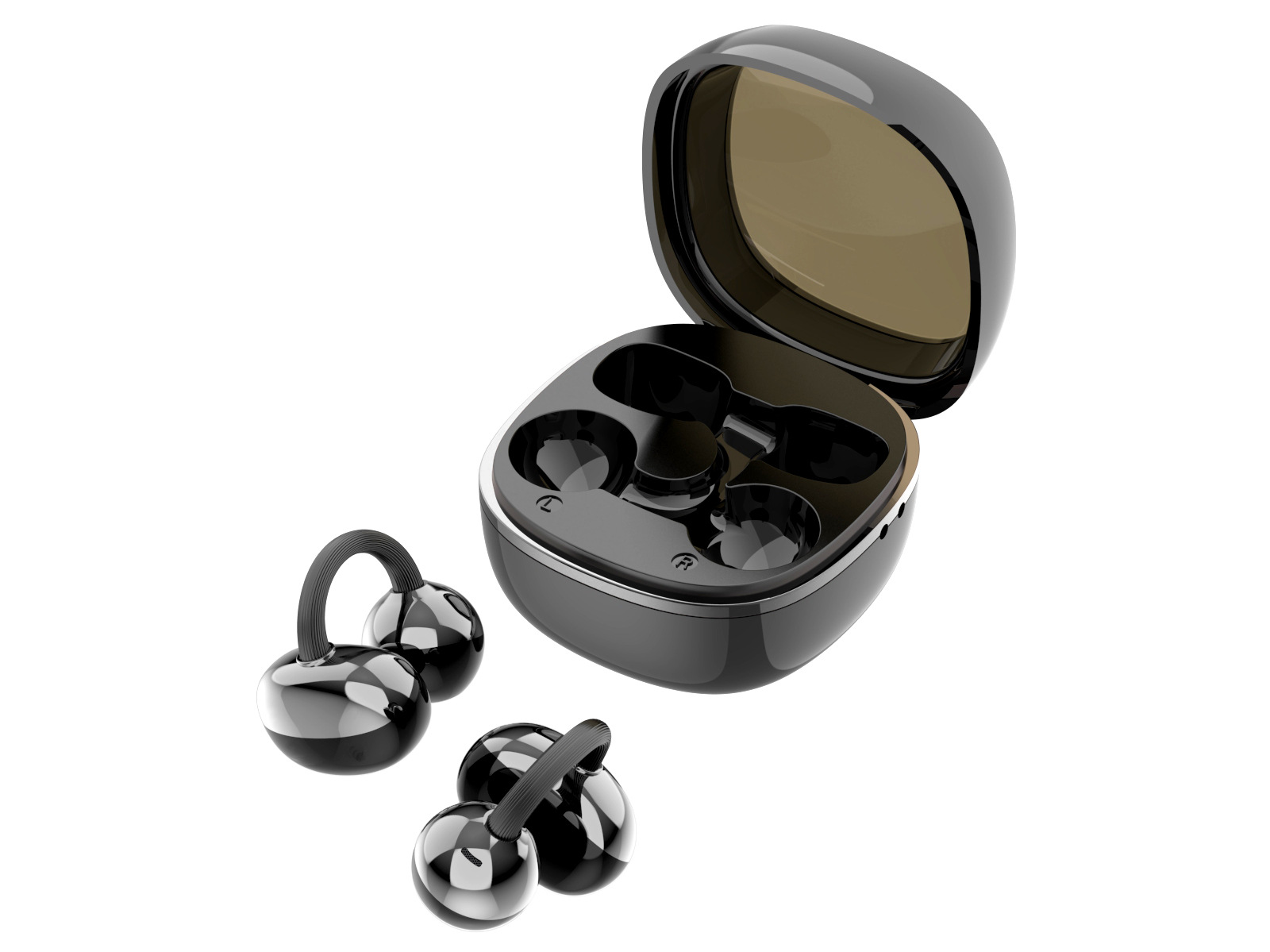 New clip-on ear Bluetooth earphones Q11 wireless 6.0 open low latency sports smart mini bone conduction earphones
