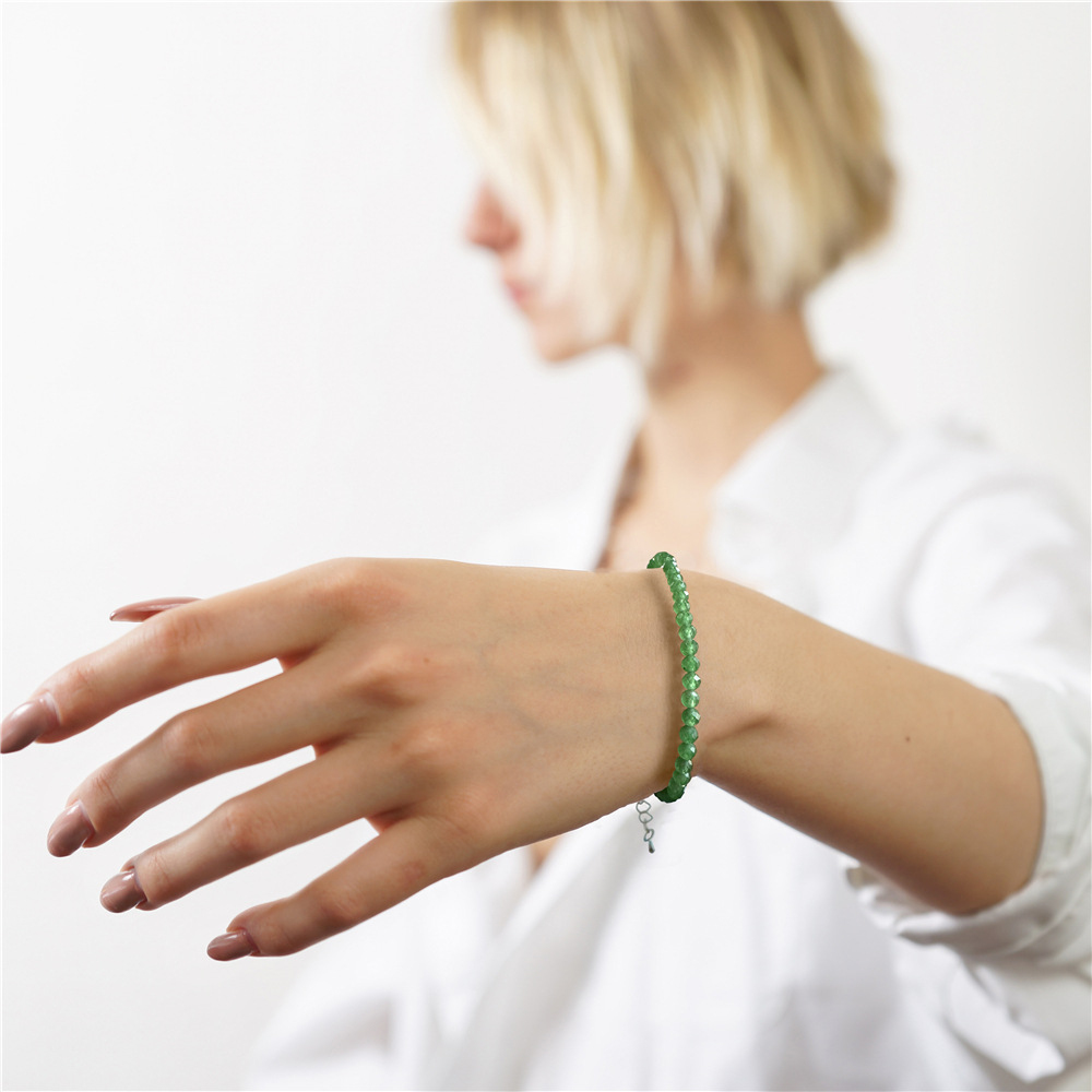 Card pack 3mm artificial crystal bead bracelet new best friend bracelet